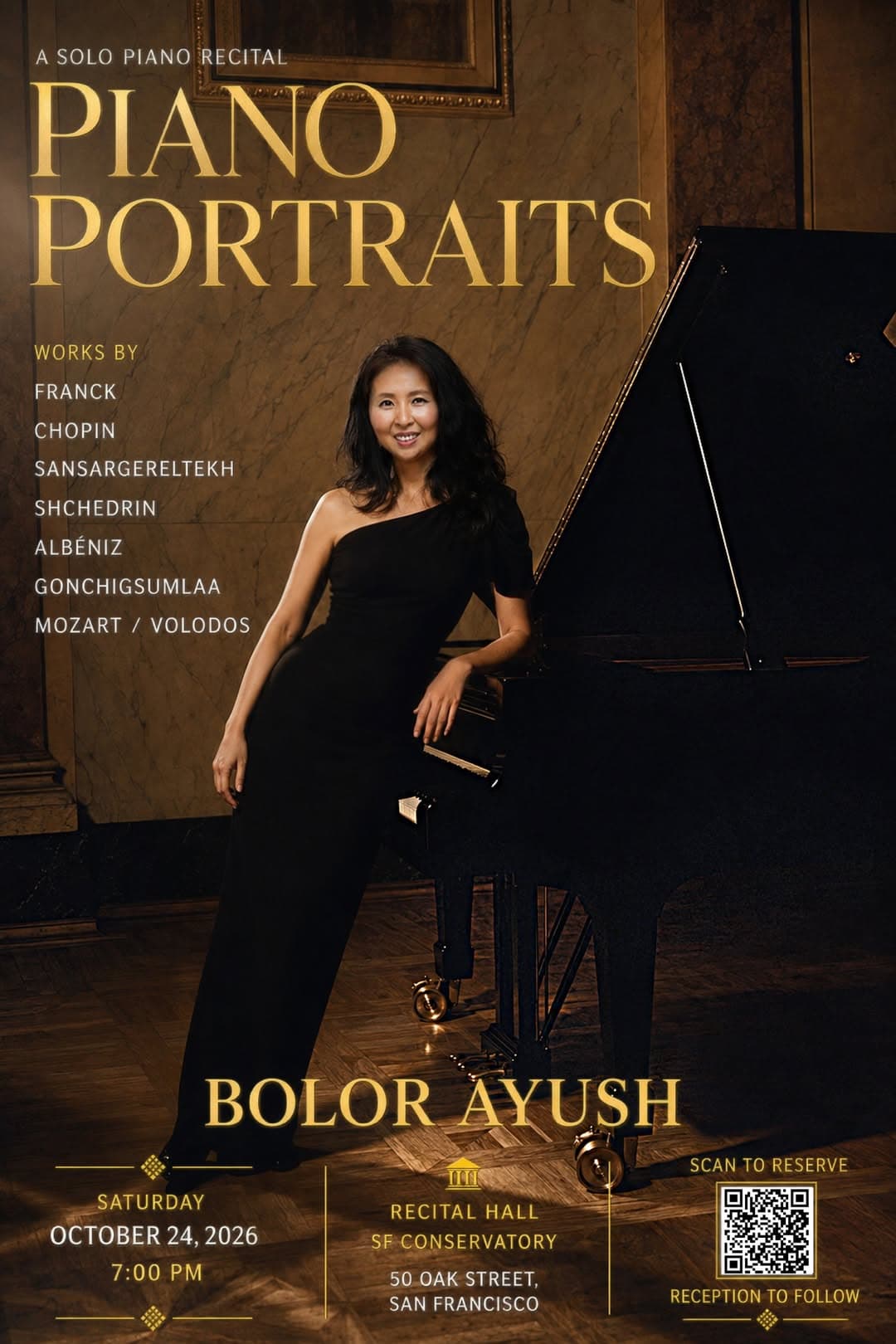 Piano Portraits — event poster